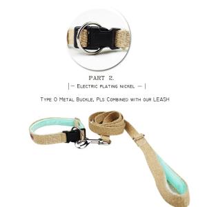 Buy cheap Nature Hemp Personalized Dog Collar Leash Set 100% Cotton Material from wholesalers