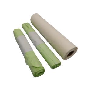 Eco Friendly L 20.5 Inch Biodegradable And Compostable Bags EN13432 Certified