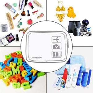 Buy cheap Lager Capacity Soft Waterproof Toiletry Bag Durable Grey Large from wholesalers