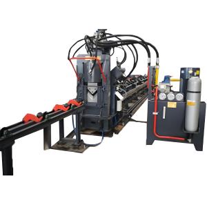 Buy cheap High Precision CNC Angle Lron Punching Marking And Shearing Line For Solar Mounting System Manufacturing from wholesalers