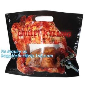 Buy cheap Food Grade Anti Fog Material Resealabele Plastic Hot Chicken Bag, Fresh Chicken Packing Bag, roast chicken Boiled chicke from wholesalers