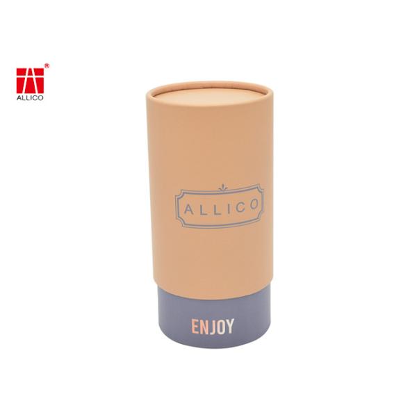 SGS ISO Cardboard Cylindrical Packaging Box Tube Custom Printed