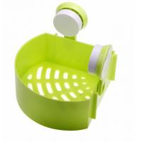 Buy cheap Bathroom Triangle Plastic Corner Basket With Wall Mounted Suction Cup product