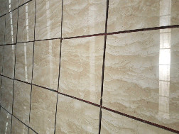 Buy cheap Beige Oman Natural marble tile slab for hospitality renovation from wholesalers