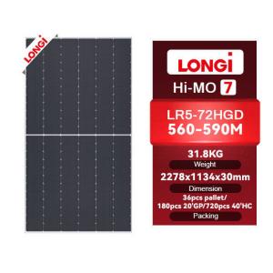 Buy cheap Longi Hi Mo 7 N Type Solar Modules 580W 585 Watt 575 590 W LR5-72HGD HPDC Solar Panels from wholesalers