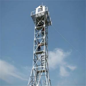 Hot Dip Galvanized 4 Leg Guard Tower Angle Angular Steel Watch Fire Observation