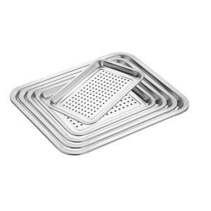 Buy cheap Food Grade Perforated Baking Tray Stainless Steel Material With Round Hole from wholesalers