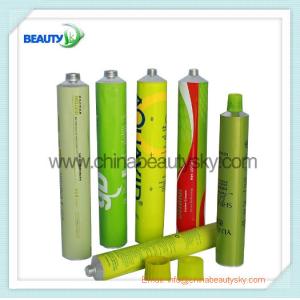 Buy cheap Printed Empty aluminum tubes with different shape and different color cap, M11 screw from wholesalers