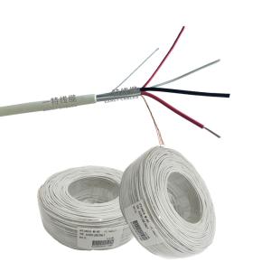 Exactcables 4x24AWG Solid Alarm Cable Security Cable with PVC Jacket Bare Copper