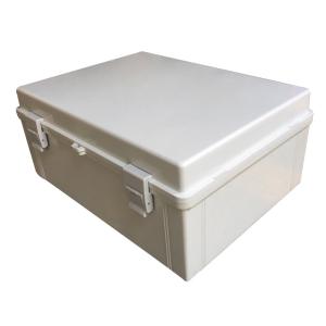 Buy cheap Grey White Waterproof Terminal Junction Box / Hinged Plastic Electrical Enclosures from wholesalers