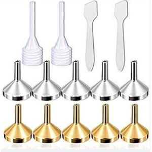 Buy cheap Gold / Silver Perfume Funnel , Small Aluminum Funnel For Atomiser Bottle from wholesalers