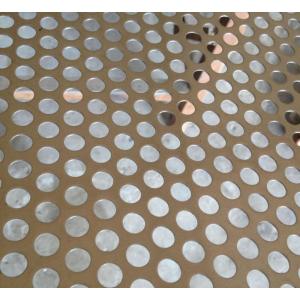 Buy cheap Round Hole 24 Gauge 72" Perforated Mesh Screen product