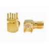 Buy cheap Rf Coaxial Connector PCB Panel Edge Mount Sma Female jack right angle Coaxial Connector from wholesalers