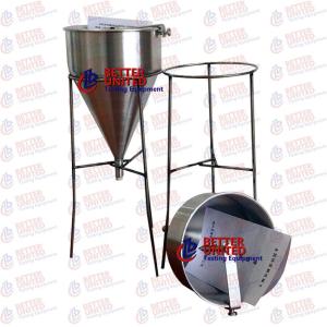 Buy cheap 1725ml Flow Cone Apparatus Cement Testing Machine EN 445 Standard from wholesalers