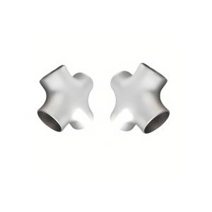 Buy cheap ASTM B16.9 GR2 Buttweld Titanium Pipe Cross Straight Cross from wholesalers