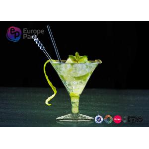 Buy cheap Plastic Fluted Champagne Glasses 5 OZ PS Disposable Plastic Cup from wholesalers