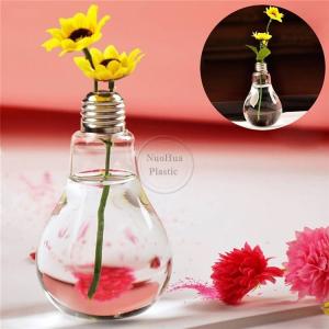 Buy cheap Hot Selling Juice Pet Bottles Bulb Shape Clear Light Plastic Bottles Milk Tea Bottles from wholesalers