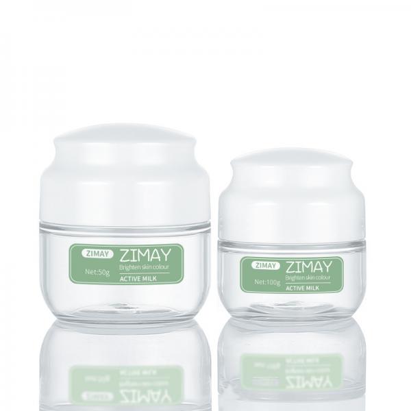 Quality Refillable Empty Cosmetic Containers , Reusable Biodegradable Plastic Jars for sale