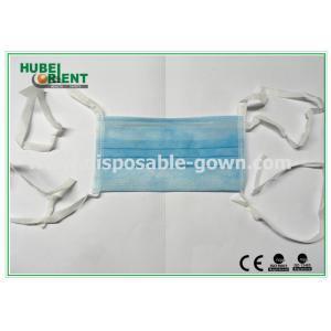 Non Irritating Tie On Disposable Multilayer Face Mask