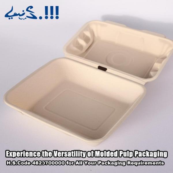 Quality Pure White Molded Pulp Packaging for Tobacco Exterior for sale