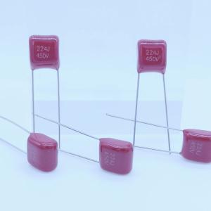 Buy cheap Red Metallized Polypropylene Film Small Capacitor 220nF 450VDC from wholesalers