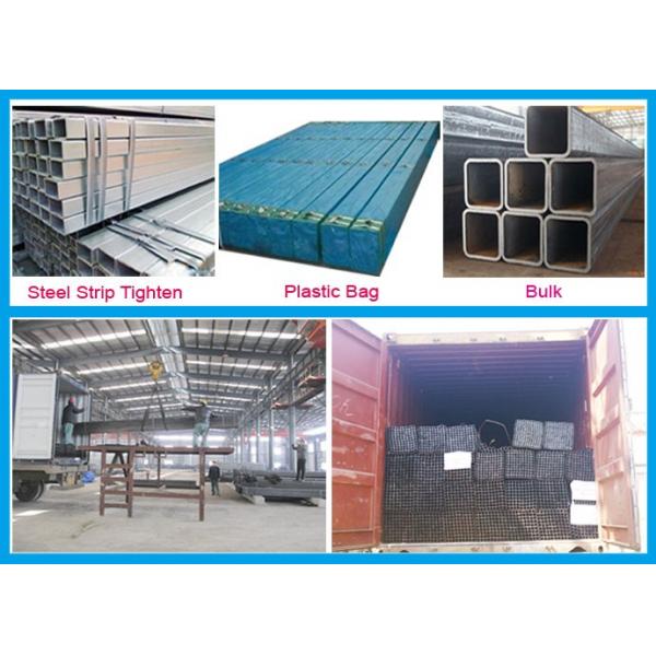 Galvanized steel/gi rectangular hollow section weight/carbon steel pipe price