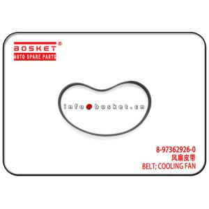 Buy cheap ISUZU 4JJ1 4JK1 TFR Cooling Fan Belt 8-97362926-0 5-87610057-0 5-87610100-0 8973629260 5876100570 5876101000 from wholesalers