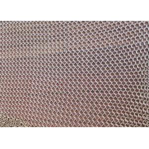 Architectural Drapery Metal Ring Mesh For Isolation Wall Screen