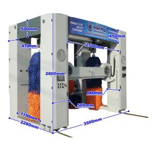AA4C automatic car wash machine car washing machine system 5 brushes roll-over