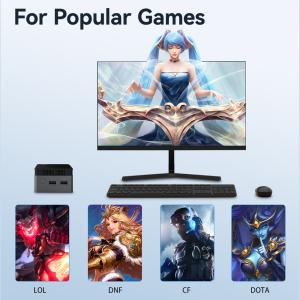 Buy cheap Celeron N5105 4 Cores 4 Threads Gaming PC With LPDDR4X 8G RAM Single RJ45 LAN from wholesalers