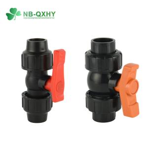 Customization Anti-UV Black Color PP Compression Pipe Fitting Adaptor Coupling