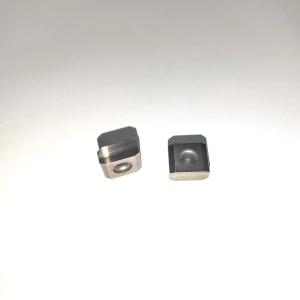 Buy cheap PVD Coated LNEX121006 Tungsten Carbide Inserts Impact Shock Resistant For Steel Processing from wholesalers
