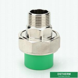 Buy cheap Customized Heavier Type Ppr Pipe Fittings Green Color Male Threaded Union from wholesalers