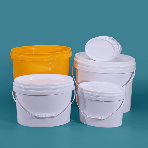 Buy cheap Heavy Duty Oval Polypropylene PP Recycled Plastic Buckets 6L OEM from wholesalers