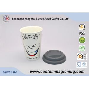 Unique Eco-friendly Custom Design Starbucks Ceramic Mug with Lid