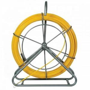 Buy cheap Galvanized Electrical Cable Reel Stands FRP Duct Rodder Duct Rodding Fiberglass Snake Rod from wholesalers