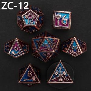 Customizable polyhedral dice set role-playing dice game RPG Dungeon and Dragon