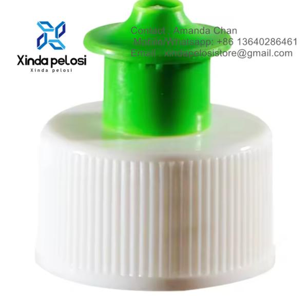 Custom Detergent Push-Pull Cap PP Screw Cap With Liner