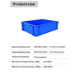 Buy cheap Plastic Poultry Transport Crate with Handle Strong Loading Capacity and Customizable from wholesalers