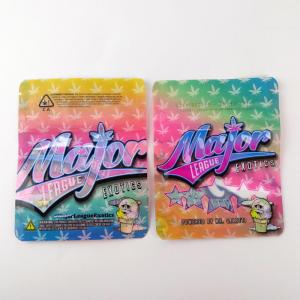 Buy cheap 3.5g Smell Proof Mylar Mini Pouches , Airtight Dry  Herb Packaging Bags from wholesalers