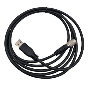 Hirose 6 Pin Push Pull Circular USB2.0 Custom Wire Harness Assembly For Cameras