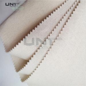 Polyester Tie Interlining Dyed Woven Fabric Double Side Brushed For Men Necktie