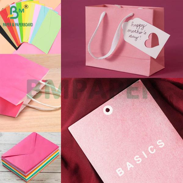 Pink kraft paper