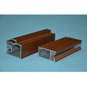 Buy cheap 6063-T5 Aluminium Extrusion Profile For Residential Building With Wooden Color from wholesalers