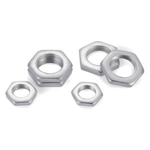 Precision Aluminum Machining Service Carbon Steel Round Hex Nuts Custom Services