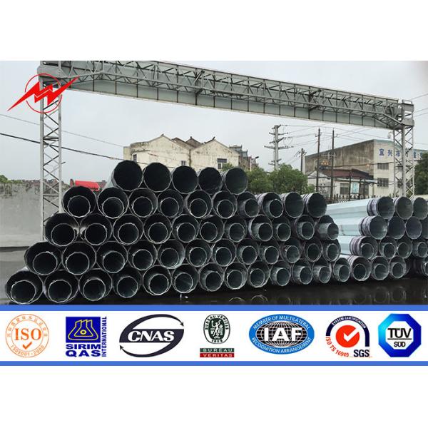 Quality 22m 1500kg Mono Pole Tower For Mobile Transmission Telecommunication for sale