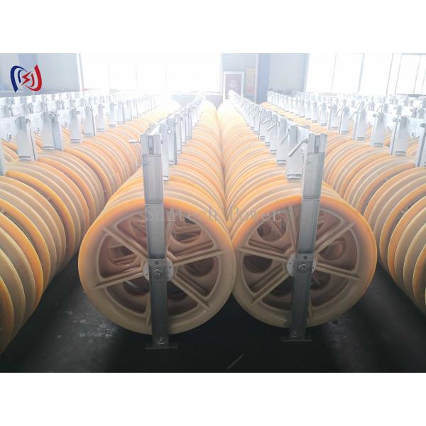 Buy cheap 150KN Transmission Stringing Blocks ACSR720 Conductor Wire Stringing Blocks from wholesalers