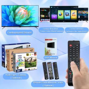 Buy cheap 32-65 Inch Frameless Smart TV 4K UHD Android LED Screen from wholesalers