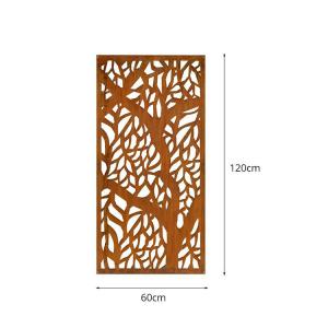 Buy cheap Customization Metal Garden Products Corten Steel Decorative Screen High Strength product