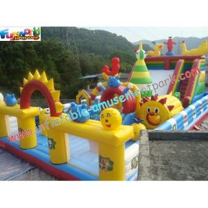 Buy cheap Giant Inflatable Amusement Parks Funcity Games Customized For Kids from wholesalers